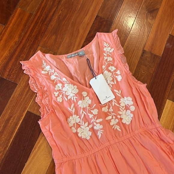 ⭐️ New Lucky Brand Cotton Lined Casual Dress Size Large - Picture 2 of 7